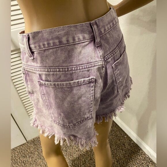 SIMPLE SOCIETY Distressed Cut Off Shortssize9 - Picture 6 of 12